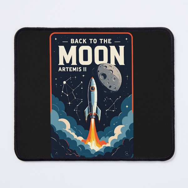 Item preview, Artemis Back to Moon 2026 Space Mission Exploration Design designed and sold by Clairenity Studio.