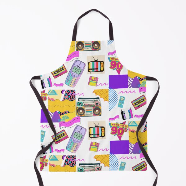 Item preview, ​For the Love of 90s Retro Collage - Ultimate Vintage Tech & Memphis Pattern Art designed and sold by crystalar95.