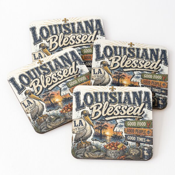 Item preview, Louisiana Blessed rugged style  designed and sold by Empressweirdo.