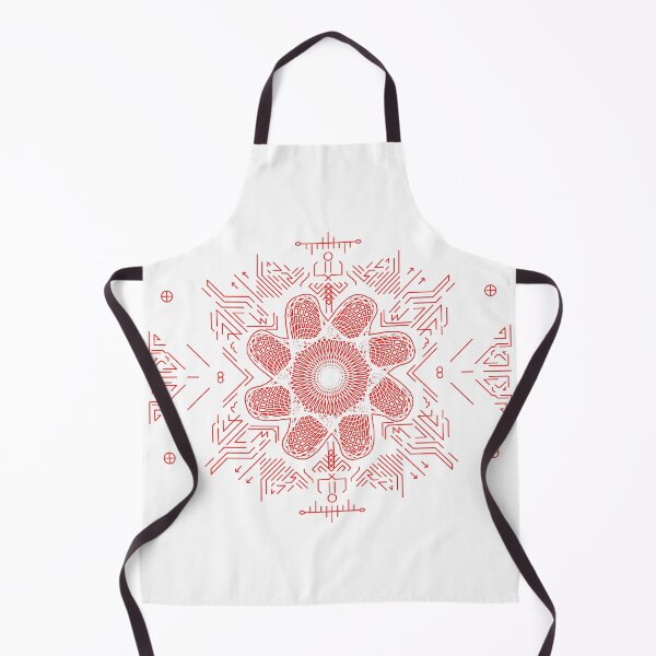 Item preview, Red stripes geometry rosette 9a designed and sold by nogamax.