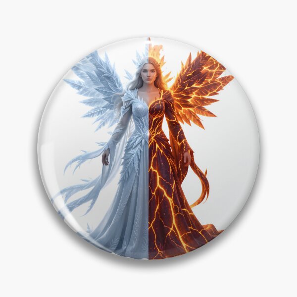 Item preview, Goddess of ice and fire designed and sold by OlderGreen.