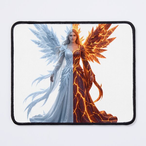 Item preview, Goddess of ice and fire designed and sold by OlderGreen.