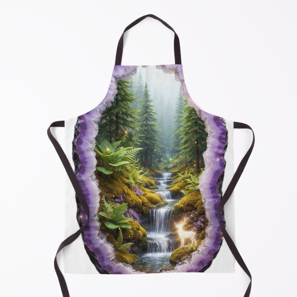 Item preview, Mystical Forest Inside Amethyst Crystal designed and sold by AwesomeDigiShop.