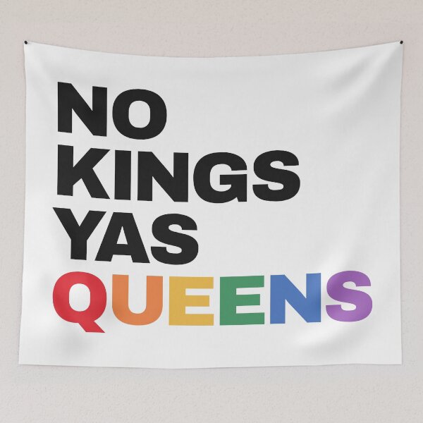 Item preview, NO KINGS YAS QUEENS designed and sold by oddwonders.