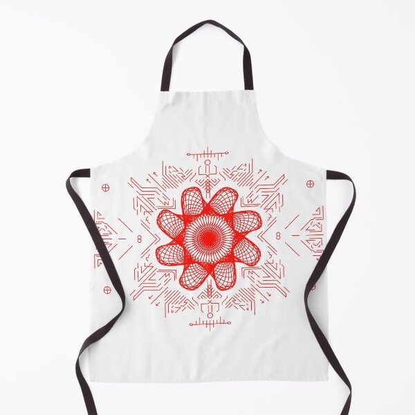 Item preview, Red stripes geometry rosette 9a designed and sold by nogamax.