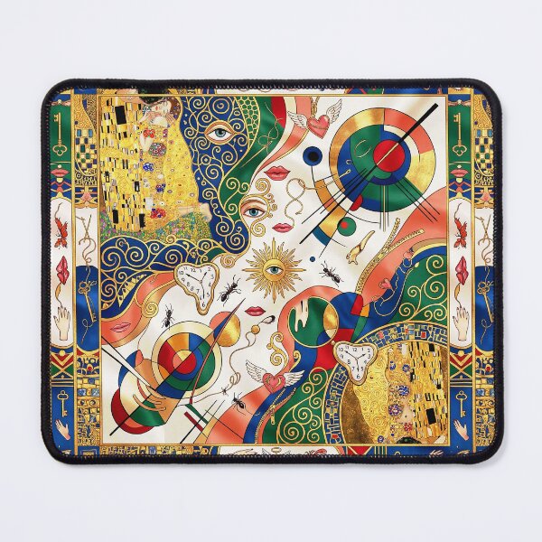 Item preview, Gold, blue, red. Abstraction. designed and sold by Natalia-Vlad.
