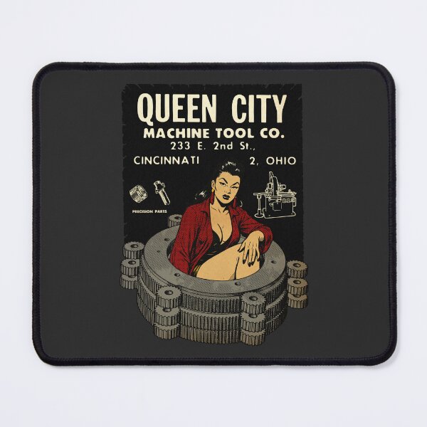 Item preview, Vintage Ohio Machine Shop Pinup designed and sold by Kujo Dangerous Vintage.