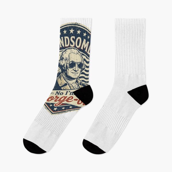 Item preview, George Washington Handsome George-ous Pun designed and sold by snowry.