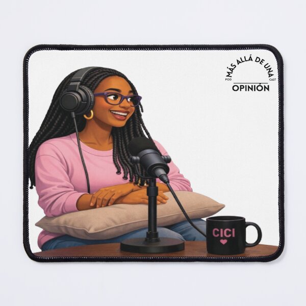 Item preview, Female podcast creator with a modern style designed and sold by Prosperiré.