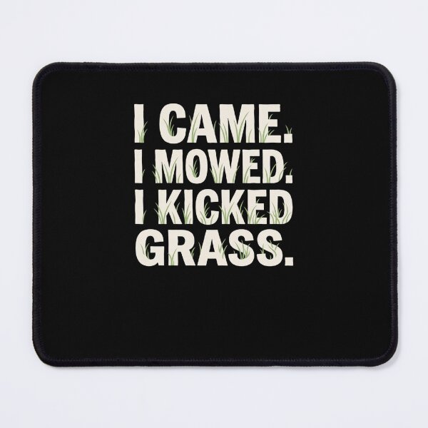 Item preview, I Came I Mowed I Kicked Grass Funny Lawn Mower designed and sold by snowry.