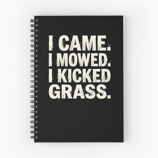 Item preview, I Came I Mowed I Kicked Grass Funny Lawn Mower designed and sold by snowry.