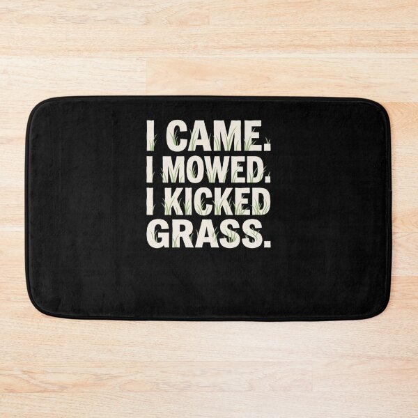 Item preview, I Came I Mowed I Kicked Grass Funny Lawn Mower designed and sold by snowry.