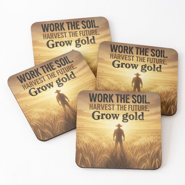 Item preview, Work the Soil. Harvest the Future. Grow Gold. designed and sold by Speedyclassic.