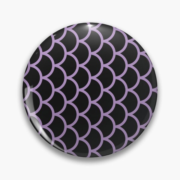 Item preview, Black And Purple Fish Scales Pattern designed and sold by pattern-archive.