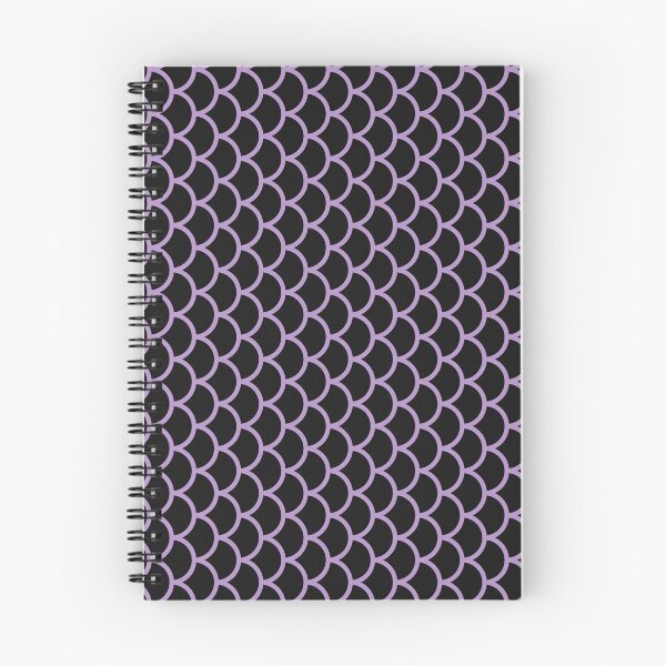 Item preview, Black And Purple Fish Scales Pattern designed and sold by pattern-archive.