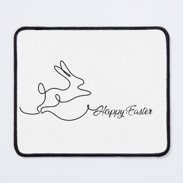 Item preview, Cute Minimal happy  Easter Line Art black line designed and sold by SimoesArtistry.