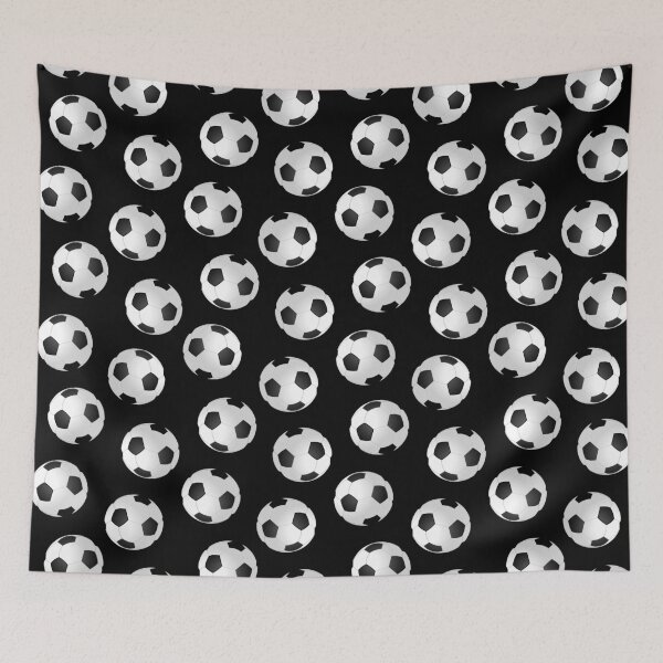 Item preview, Diseño de balón de fútbol | Blanco y negro designed and sold by Lainey1978.