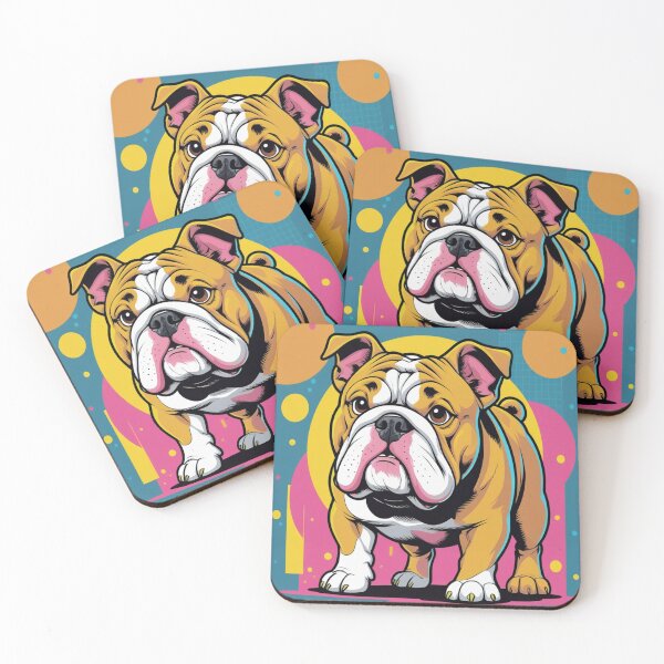 Item preview, English Bulldog In Pop Art One designed and sold by  Ayros Design .
