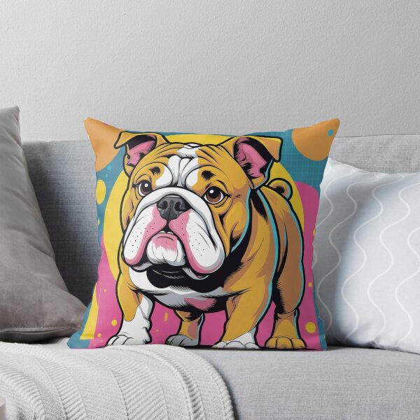 Item preview, English Bulldog In Pop Art One designed and sold by  Ayros Design .
