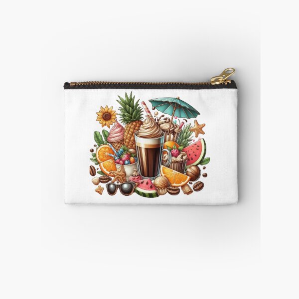 Item preview, Iced Coffee Cup with Watermelon, Berries & Summer Accessories designed and sold by Lulunza.
