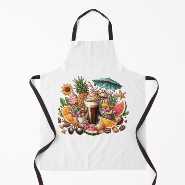 Item preview, Iced Coffee Cup with Watermelon, Berries & Summer Accessories designed and sold by Lulunza.