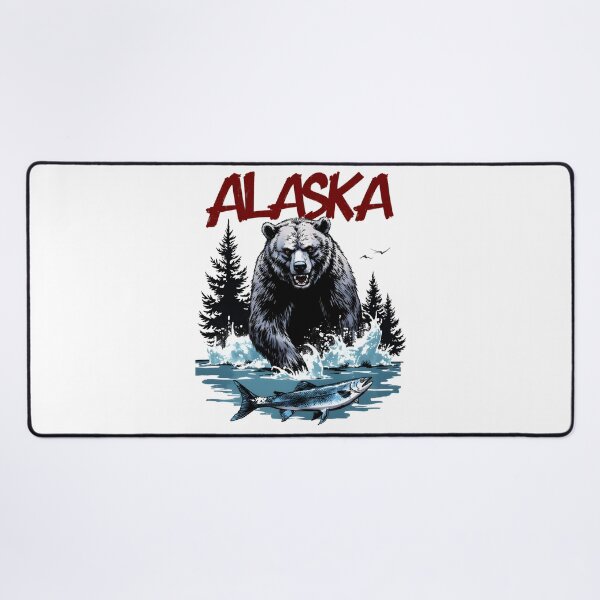 Item preview, Alaska angry bear Grizzly designed and sold by pixeldizajn.