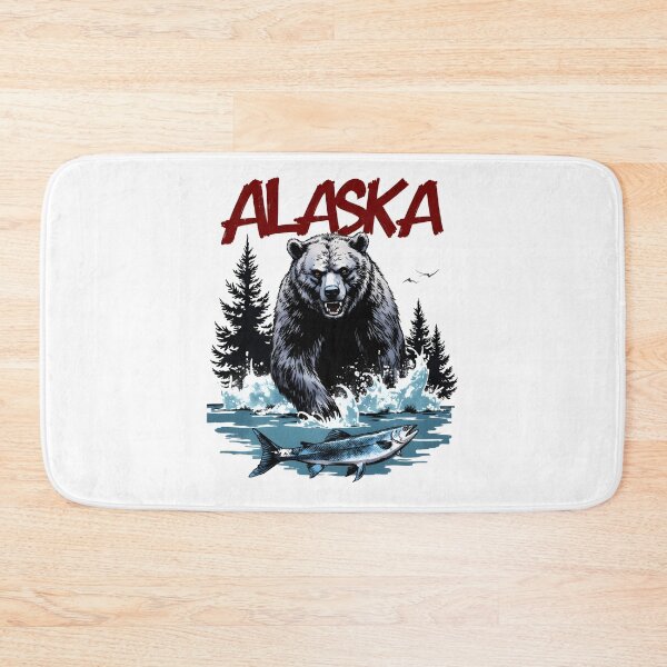 Item preview, Alaska angry bear Grizzly designed and sold by pixeldizajn.