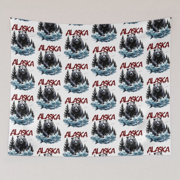 Item preview, Alaska angry bear Grizzly designed and sold by pixeldizajn.