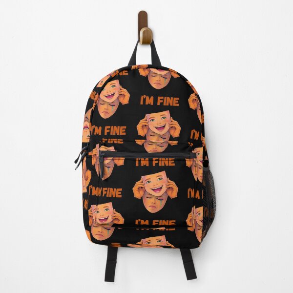 Item preview, I’m Fine Sad Aesthetic Fake Smile Emotional Mental Health Design designed and sold by ArtSpark Studio.