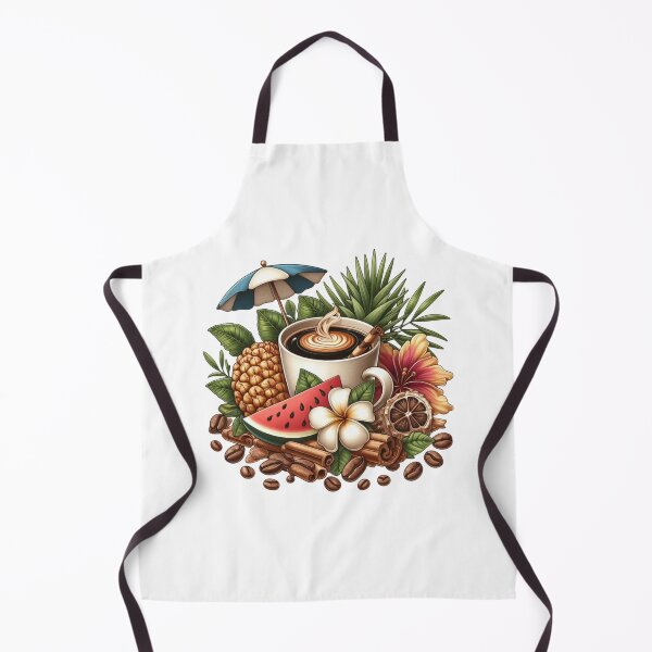 Item preview, Aesthetic Latte Art with Watermelon & Summer Elements designed and sold by Lulunza.
