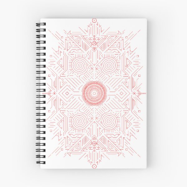 Item preview, Red stripes geometry rosette 4b designed and sold by nogamax.