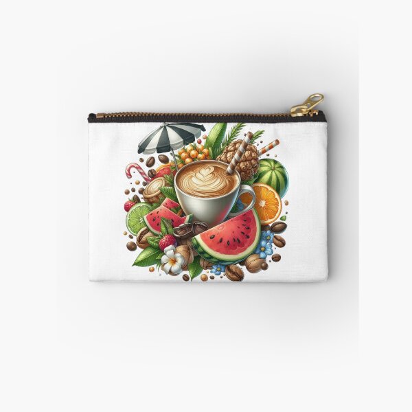 Item preview, Coffee Break with Pineapple, Cinnamon & Tropical Flowers designed and sold by Lulunza.
