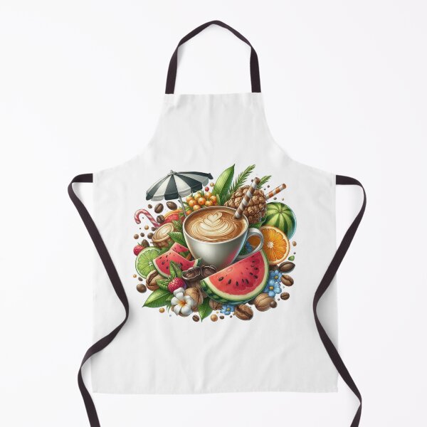 Item preview, Coffee Break with Pineapple, Cinnamon & Tropical Flowers designed and sold by Lulunza.