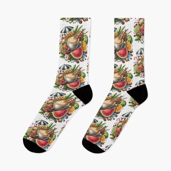 Item preview, Coffee Break with Pineapple, Cinnamon & Tropical Flowers designed and sold by Lulunza.