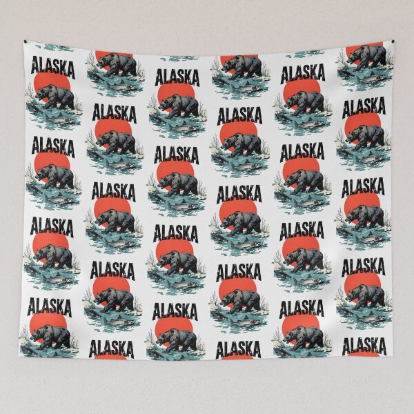 Item preview, Alaska angry dark bear Grizzly designed and sold by pixeldizajn.