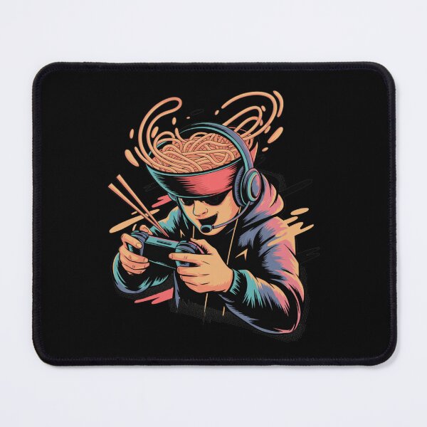 Item preview, Ramen Gamer — Noodles, Headset, No Breaks V2 designed and sold by DarylWelsh2024.