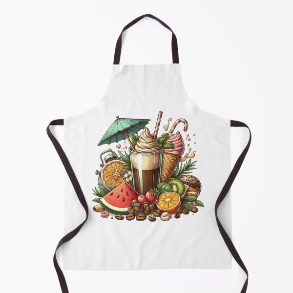 Item preview, Morning Coffee Bliss with Fruit, Mint & Alarm Clock designed and sold by Lulunza.