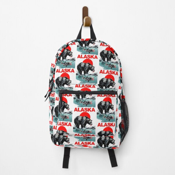 Item preview, Alaska bear eating salmon designed and sold by pixeldizajn.