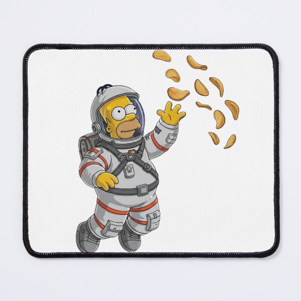 Item preview, Homer Astronaut Floating with Chips designed and sold by DohLab.