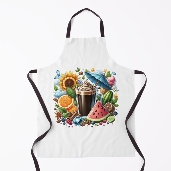 Item preview, Refreshing Coffee with Sunflower & Watermelon Slices designed and sold by Lulunza.