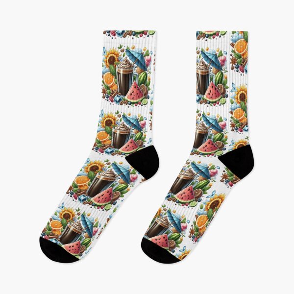 Item preview, Refreshing Coffee with Sunflower & Watermelon Slices designed and sold by Lulunza.