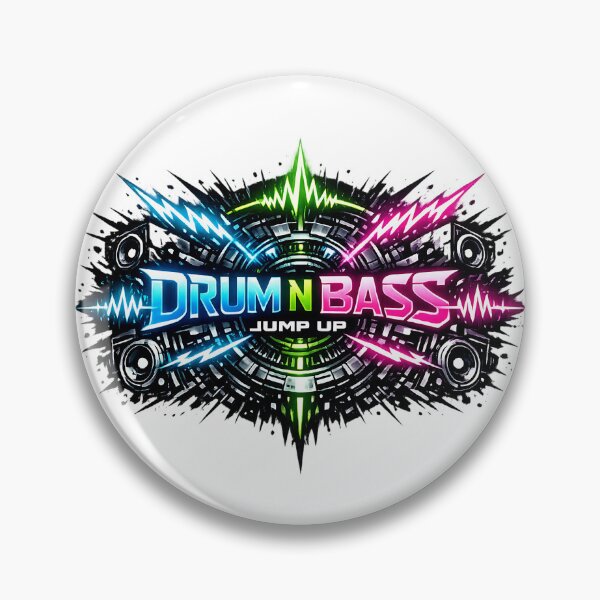 Item preview, Neon Drum N Bass – Jump Up Energy designed and sold by  ZenRave Designs.