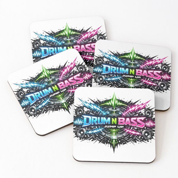 Item preview, Neon Drum N Bass – Jump Up Energy designed and sold by  ZenRave Designs.