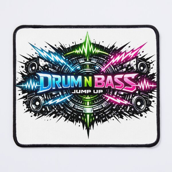 Item preview, Neon Drum N Bass – Jump Up Energy designed and sold by  ZenRave Designs.