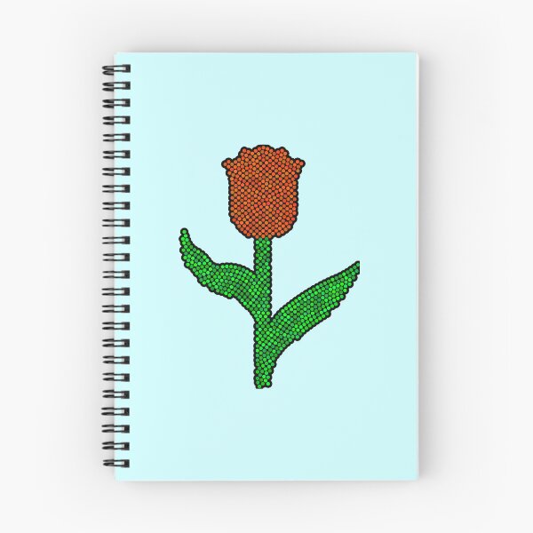 Item preview, Red Tulip Dot Art Mosaic designed and sold by MSBM Designs.