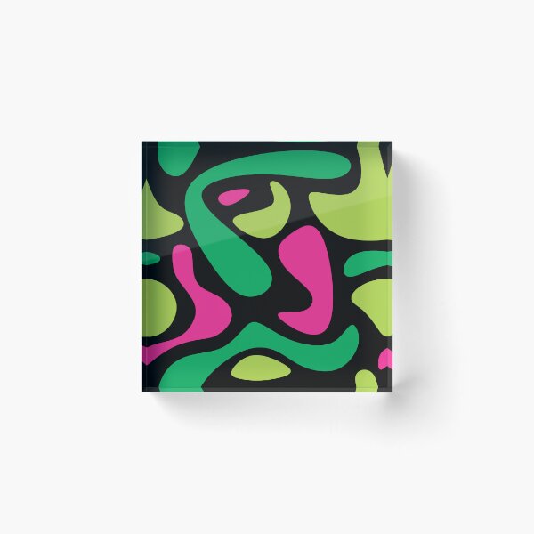 Item preview, Pattern - Neon Organic Forms designed and sold by Ederson D'Mind.