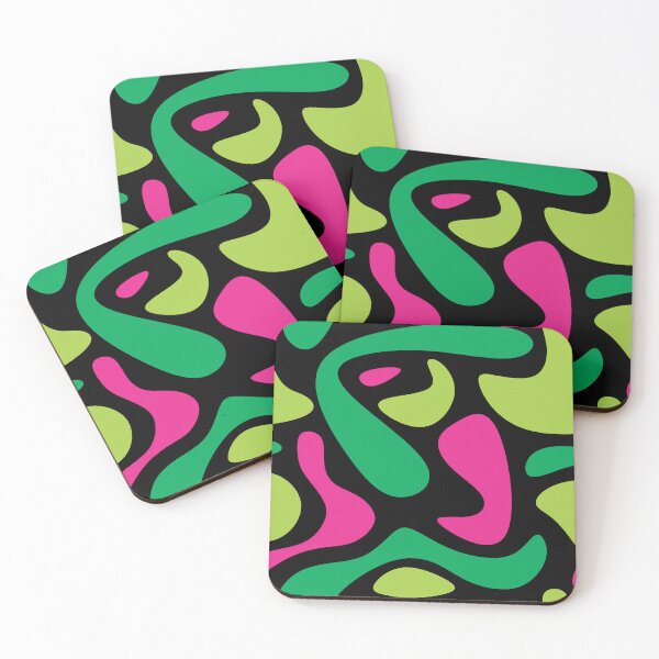 Item preview, Pattern - Neon Organic Forms designed and sold by Ederson D'Mind.