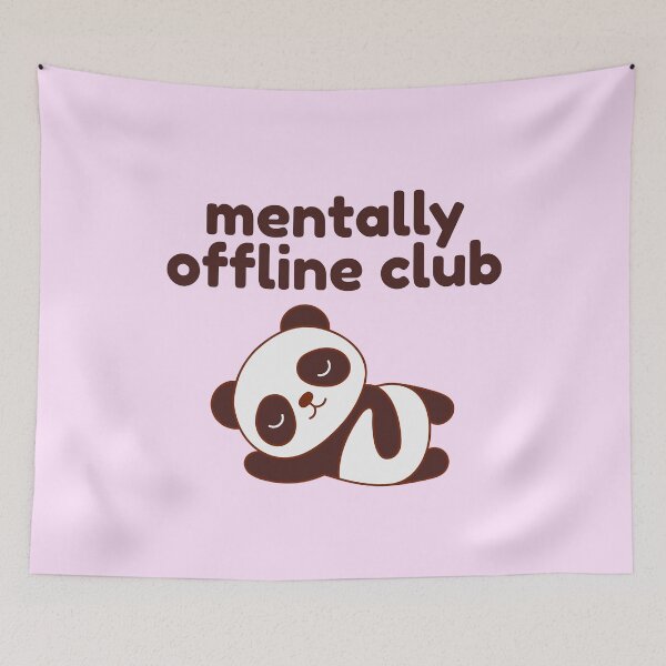 Item preview, Mentally offline club designed and sold by Lone Frog.