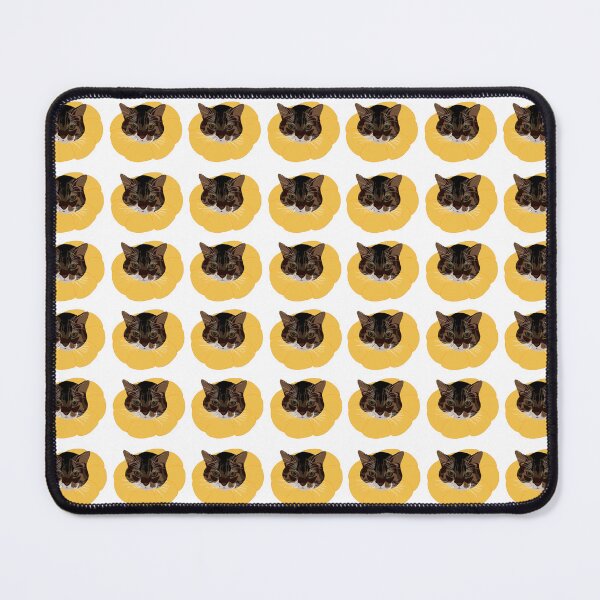 Item preview, Pandi the flower cat - White bg pattern designed and sold by MillenniArt.