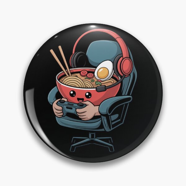 Item preview, Ramen Gamer — Noodles, Headset, No Breaks V9 designed and sold by DarylWelsh2024.